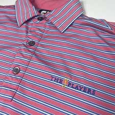 Mens Sz M Footjoy Performance Golf Polo Shirt The Players TPC Sawgrass Logo