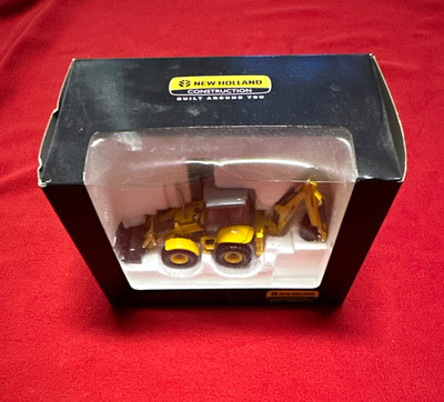 New Holland Backhoe Loader ROS 1:50 Diecast Model Yellow/Black