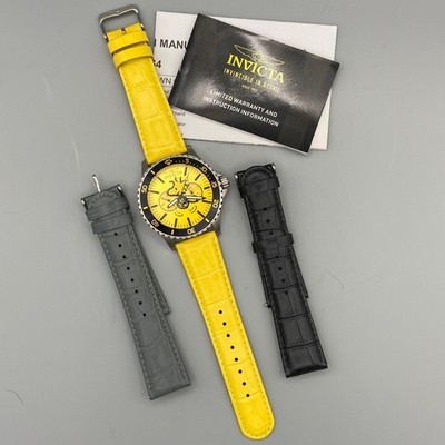 Invicta Peanuts Woodstock Mens Watch 48mm Quartz, 3 Straps 38638 LE 117/3000