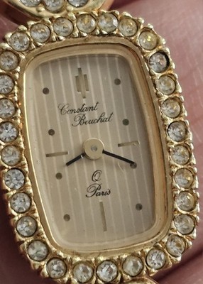 SCHMUCKUHR CONSTANT BEUCHAT O PARIS - SWISS ETA - NEUWERTIG VINTAGE 1975