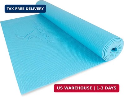 ProsourceFit Classic Yoga Mat 1/8'' (3mm) Thick, Extra Long 72-Inch Lightweight F
