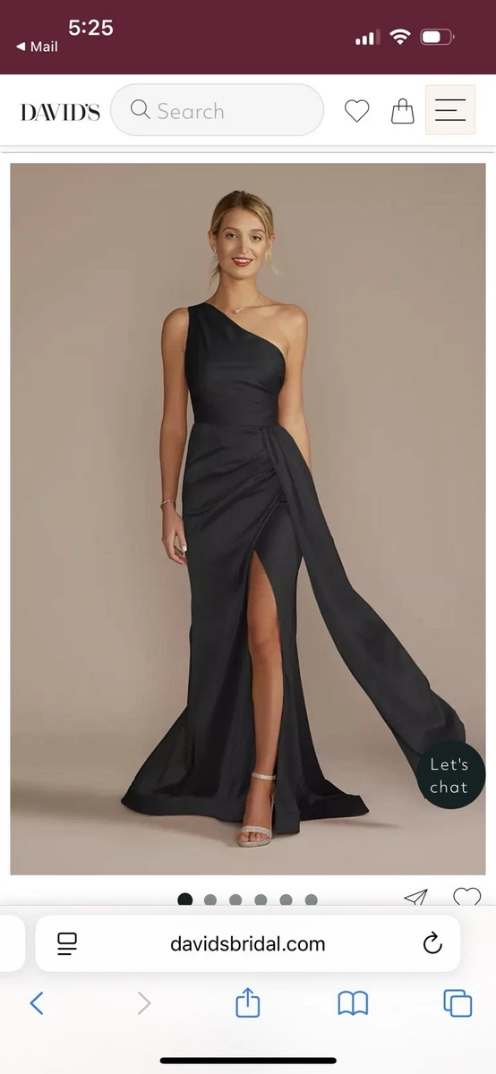 black bridesmaid dresses ebay BARI JAY Black Sleeveless Pleated Bridesmaid Maxi Dress Size 12