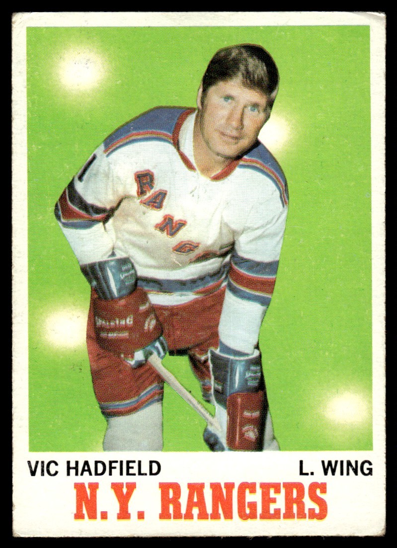 1970-71 Topps Vic Hadfield New York Rangers #62