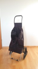 Einkaufshilfe "Hackenporsche" Schwarz Gebraucht, Einkaufstrolley Rolser, 6 Räder
