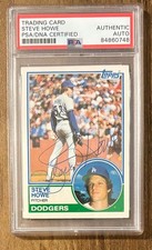 Steve Howe 1983 Topps #170 Auto Autograph Signed Dodgers PSA/DNA  ROY!!  RARE