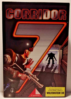 Vintage Corridor 7: Alien Invasion 1994 IBM CD-Rom Big Box Capstone PC Game