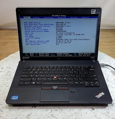 LENOVO ThinkPad Edge E430 627156U Laptop Intel I5-3210M 8GB 250GB