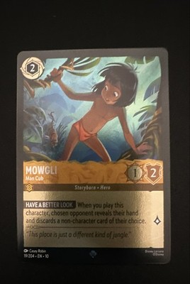Mowgli - Man Cub 19/204 Whispers in the Well Cold Foil NM