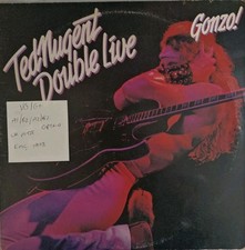 Ted Nugent Double Live Gonzo Vinyl Record 2LP VG/G+ EPC88282 1978
