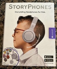 StoryPhones - Bluetooth Wireless Kids Headphones On and off Grey NEW  SALE 