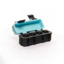 Rugged 135 Film Case With Hinged Lid - For 35mm Rolls of Film Fits 4 Rolls 