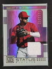 2023 Panini Chronicles - Status Swatches Jordan Lawlar #SS-JL Gold /99 (MEM, RC)