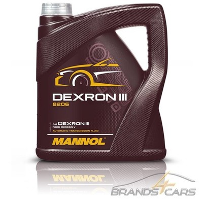 4 L LITER MANNOL DEXRON III 3 AUTOMATIC PLUS AUTOMATIKGETRIEBEÖL GETRIEBE-ÖL 