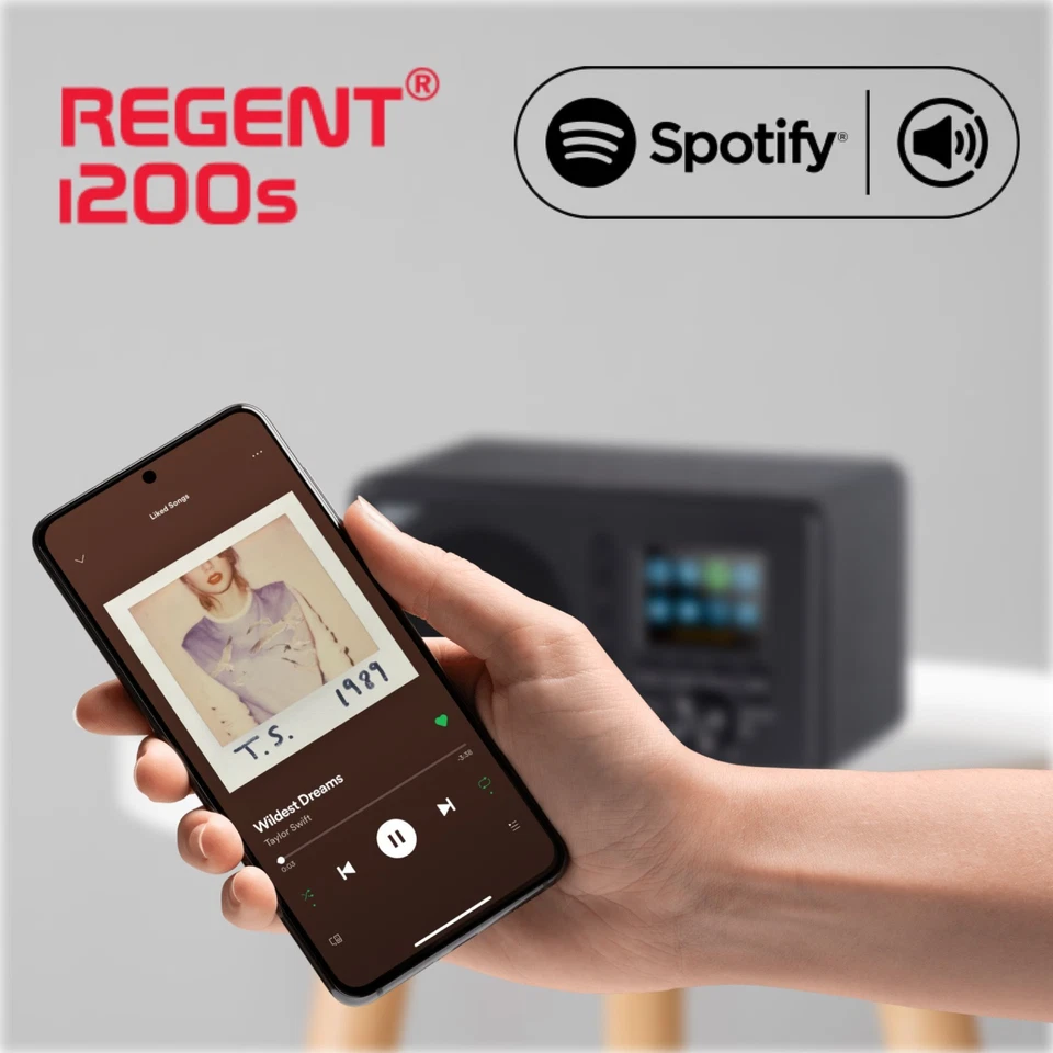 Ferguson Regent i200s Internetradio WLAN Radio mit Bluetooth, FM/DAB/DAB+Spotify - Bild 4 von 4
