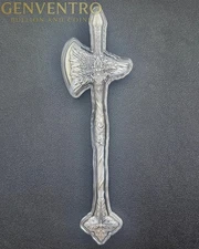 Halberd of St. Raphael 2.5 oz. .999 Silver Sword in Capsule Fine Detail