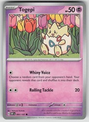 Togepi 083/197 Obsidian Flames Common Pokemon Card