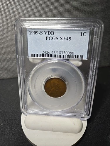 1909-S VDB LINCOLN 1C XF-45 BN 💣💥(very rare like the carson city morgan)
