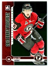2012-13 In The Game Draft Adam Erne Rookie Emerald Parallel #/50 RC #1