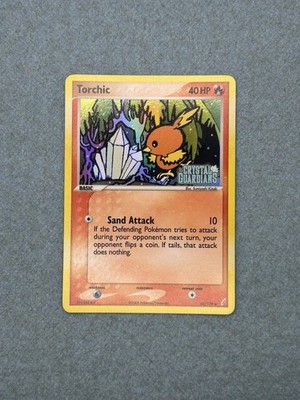 Pokemon Card Crystal Guardians Torchic 66/100 Common Reverse Holo STAMPED
