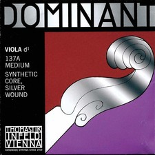 Dominant 15"-16" Viola D String - Silver/Perlon: Medium