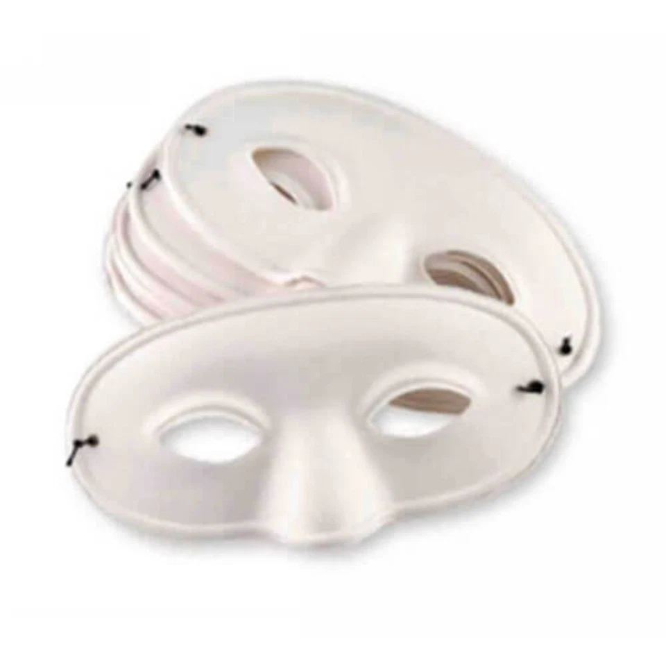 EC Paper Mache Environmentally Biodegardeable Masks With Elastic Pack Of 24 - Image 3 of 3