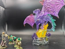 Well painted Reaper huge gem dragon dnd fantasy miniature