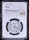 1952 Proof Franklin Half Dollar 50c NGC PF 65 (PR65)