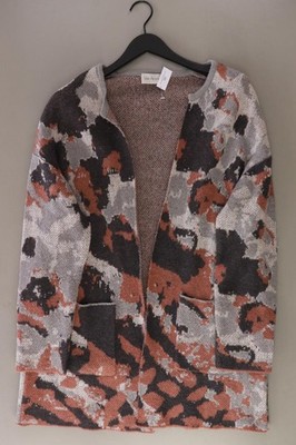   Via Appia Strickjacke Regular Cardigan für Damen Gr. 42, L Langarm grau  