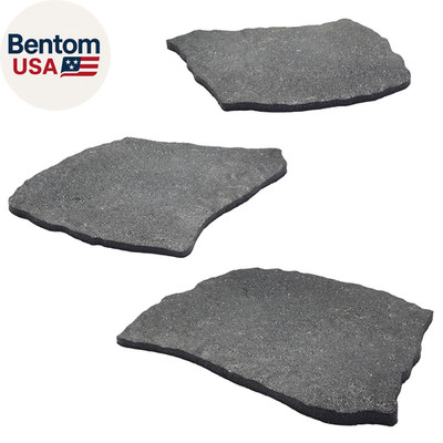 3 Pack Rubber Stepping Stones Outdoor Garden Rubber Pavers Pathway Walkway Pavin