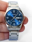 PULSAR Gent's Quartz Watch VJ33-X022, Blue Face. In Good Working Order. 100M