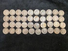 Silver coins [lot of 40] Roosevelt Dimes Pre 1964 90% silver Various Dates