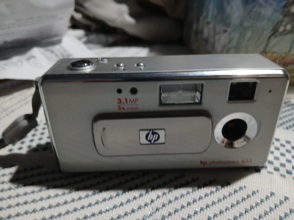 Cámara digital compacta HP Photosmart 433 3,1 MP blanca **FUNCIONA** Foto 4 de 4