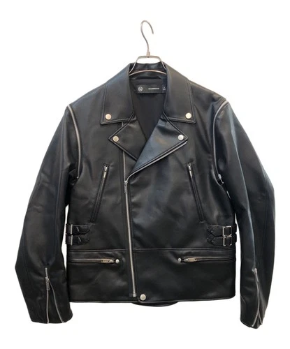 GU x UNDERCOVER Collaboration Faux Leather Jacket Men's Size S Black - product listing photo