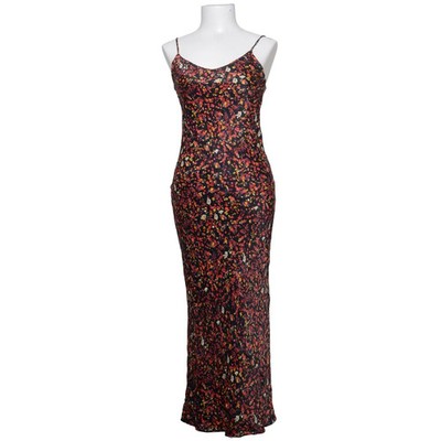 Urban Outfitters, Maxikleid, Größe: XS, Schwarz/Mehrfarbig, Viskose, Blumen #etH