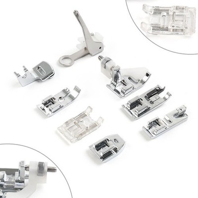 Brother 8PCS Presser Feet Kit Fits For Singer Elna Kenmore Janome