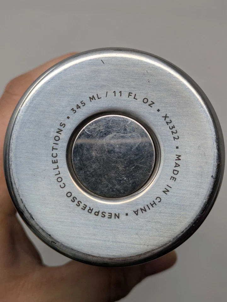 Nespresso Nomad Touch Travel Tumbler 11 fl oz Stainless Steel Mug Limited Ed. — 第 3/4 张图片