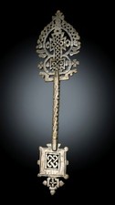 A Ethiopian Coptic Silver Hand Cross Ex Museum