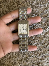 ESQ Swiss by Movado Men's squre Silver Stainless Watch date