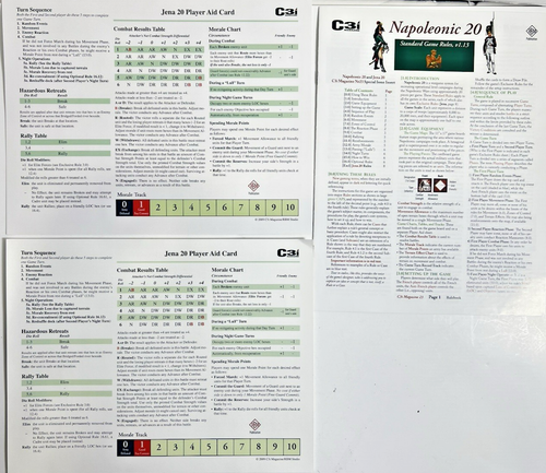 Jena 20 Napoleonic 20 Wargame Module C3i Magazine 2009 Complete No Box - Afbeelding 9 van 11