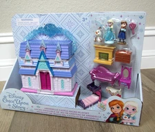 NEW DISNEY ONCE UPON A STORY FROZEN ARENDELLE CASTLE PLAYSET TOY ANNA ELSA OLAF