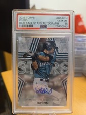 ICHIRO 2023 TOPPS AUTO Baseball Stars Auto PSA 10 Pop 6. Rare!