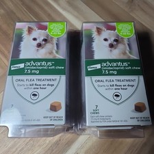 2 Pack Of Advantus Oral Treatment Soft Chew Small Dog 4-22 Lbs , 14 Soft Chews