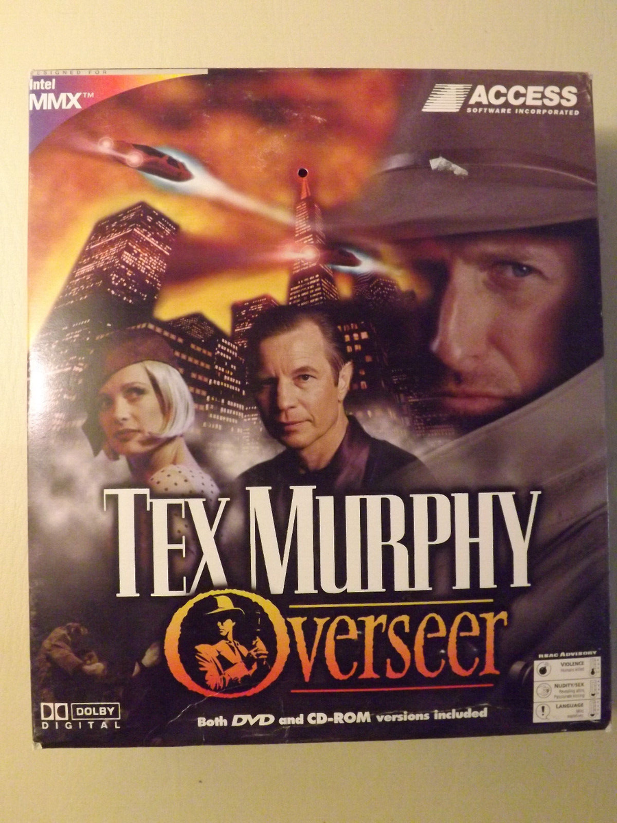Jeu PC Tex Murphy Overseer - Big Box Française Avec Notice - Bon état, Version PAL