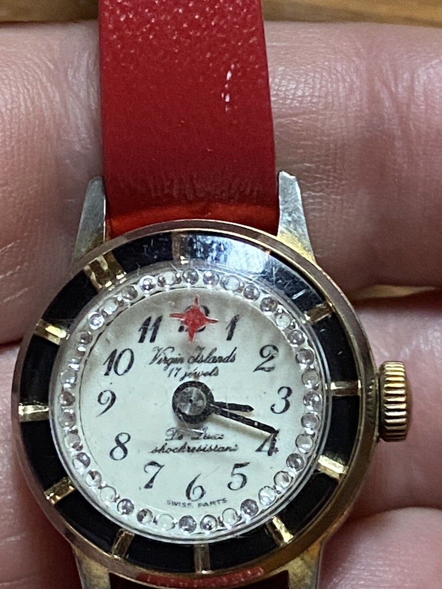 Vintage Virgin Islands De Luxe Women’s Watch Vintage De Luxe 17 Jewel Swiss Virgin Islands Wind up Ladies  main image 2