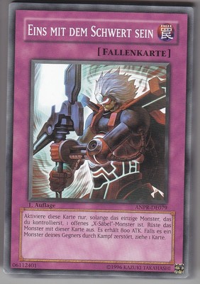 YU-GI-OH Eins mit dem Schwert sein Common ANPR-DE079