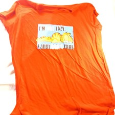 Garfield  Odie by Paws Not Lazy Just Dont Care Night Shirt Pajama Top 3XL