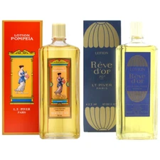  Lotion Pompeia + Reve D'or by L.T Piver 14oz Splash Made In France (2 Pack)