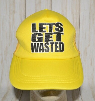 Lets Get Wasted Mesh Trucker Hat Snapback