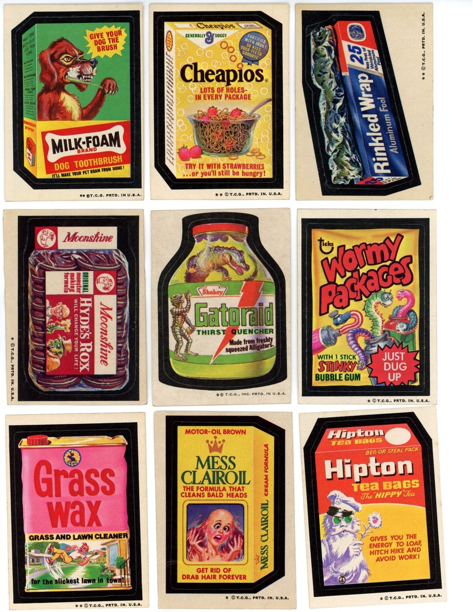 1973 Topps Wacky Packages 4th Series Complete Set (30) VG/EX EX | eBay