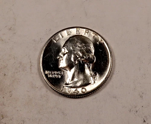 1940-D Washington Quarter * Gem BU * Key Date! * XXQ322